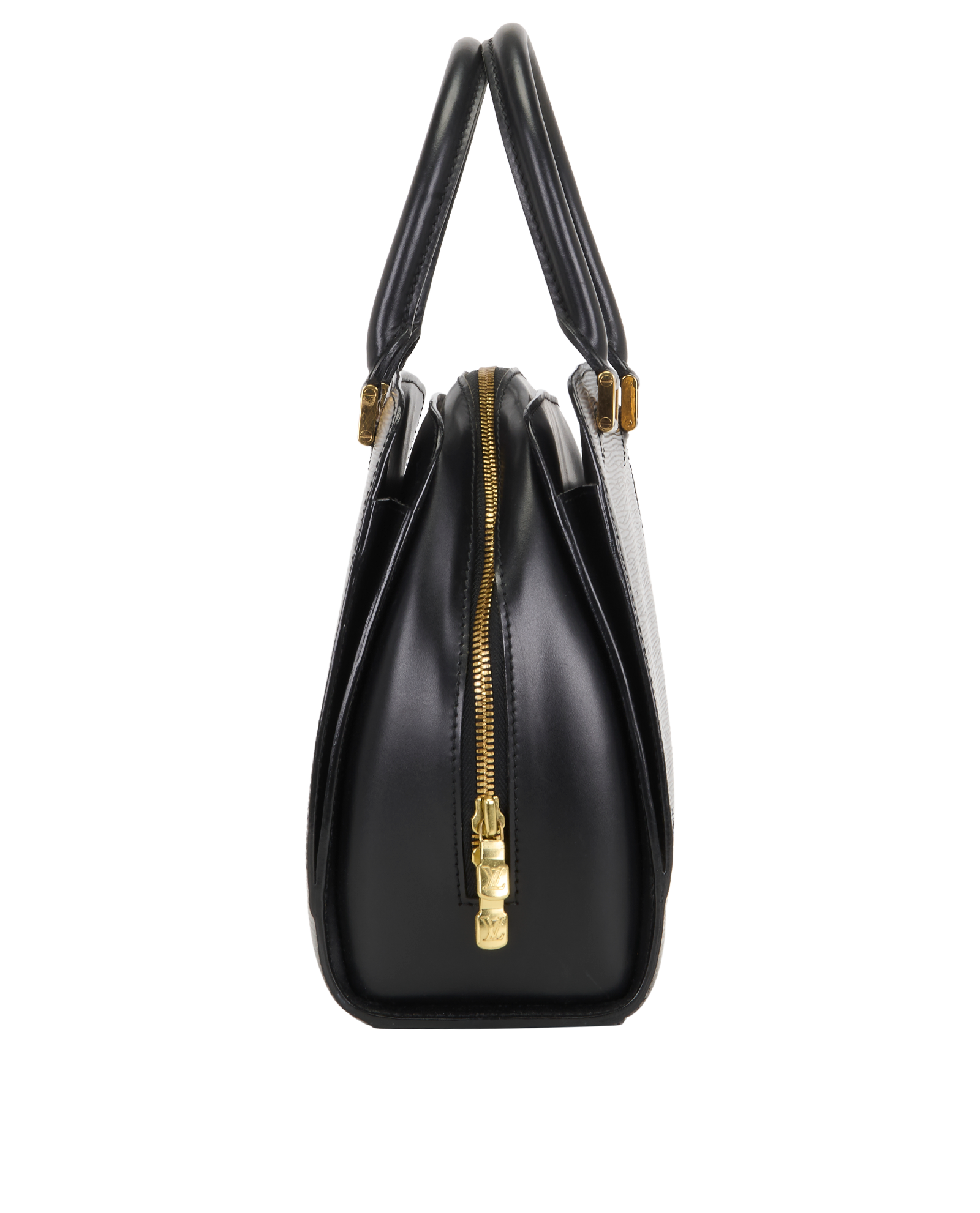 Pont Neuf PM, &pound;450, Handbags, Black, Leather, Side view